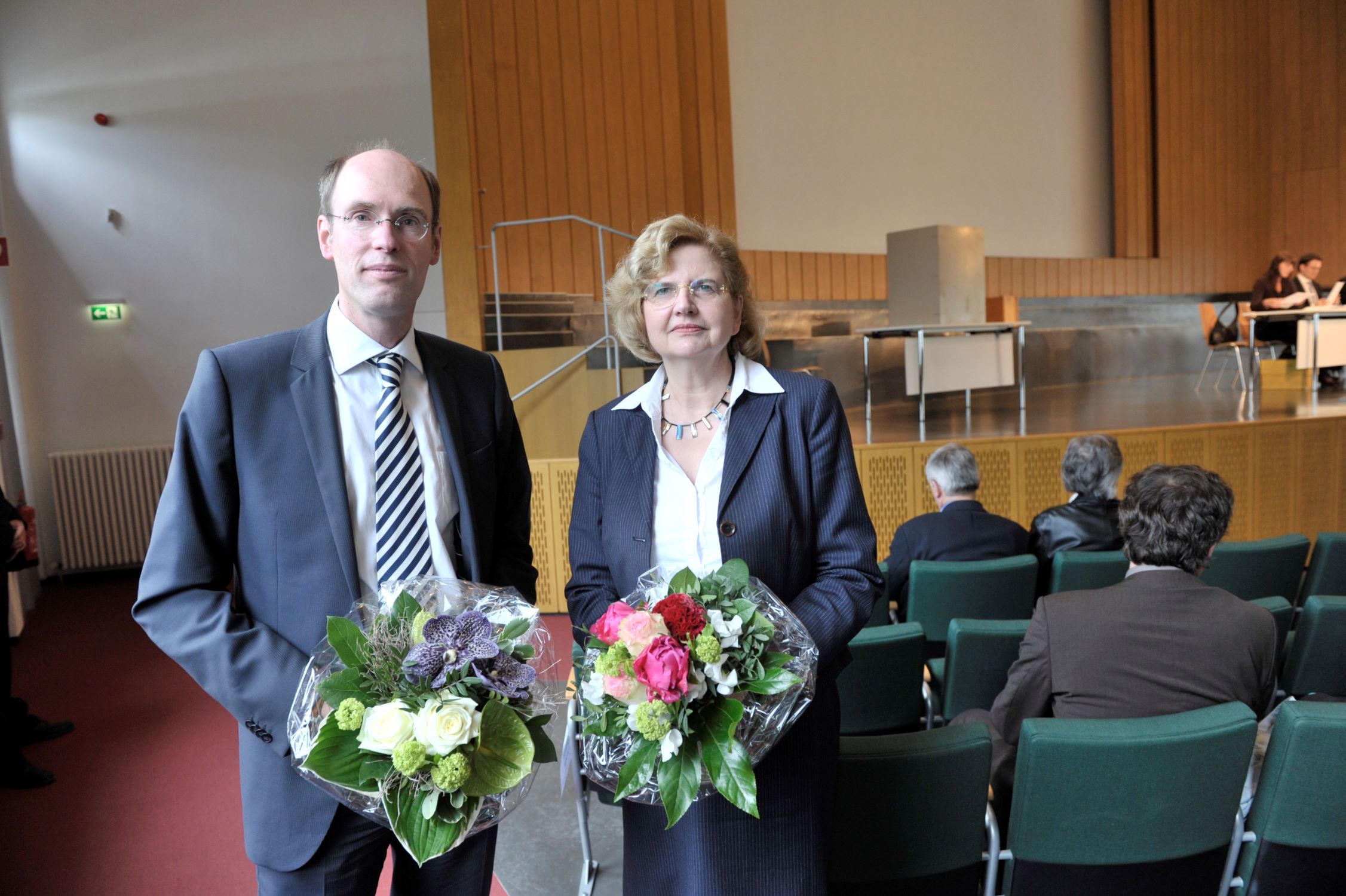 Prof. Dr. Peter-André Alt und Prof. Dr. Monika Schäfer-Korting