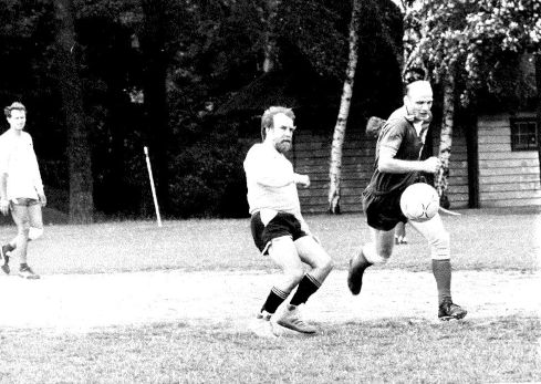 Fußballtraining der Mannschaft um Dieter Heckelmann