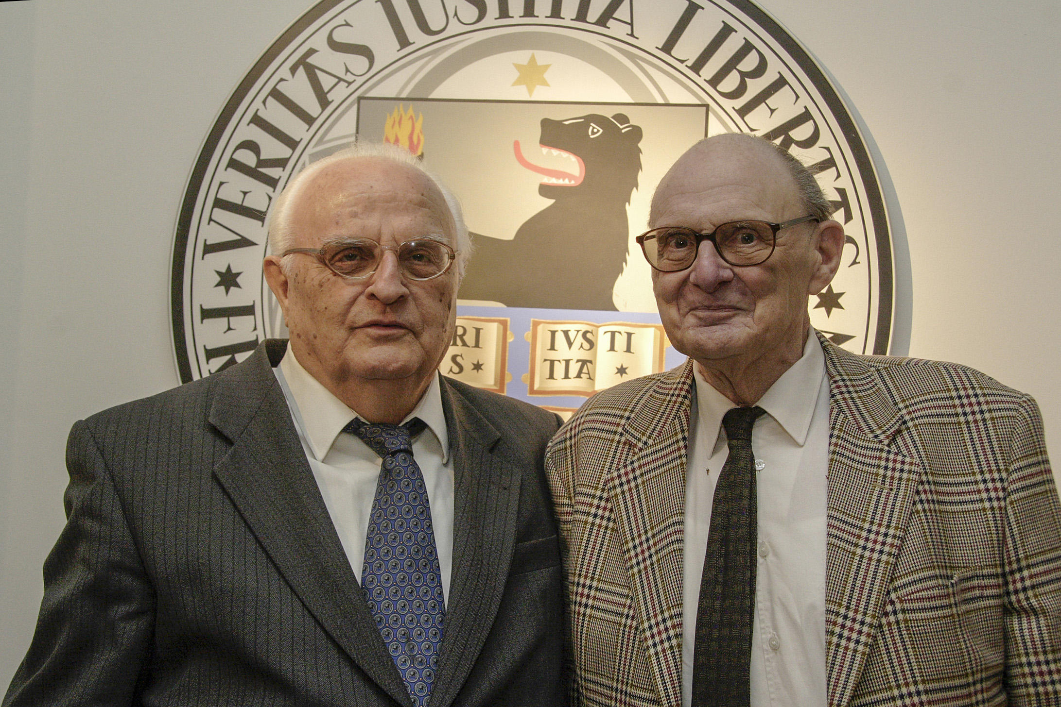 Die beiden Gründungsstudenten Prof. Dr. Stanislaw Karol Kubicki und Prof. Dr. Helmut Coper