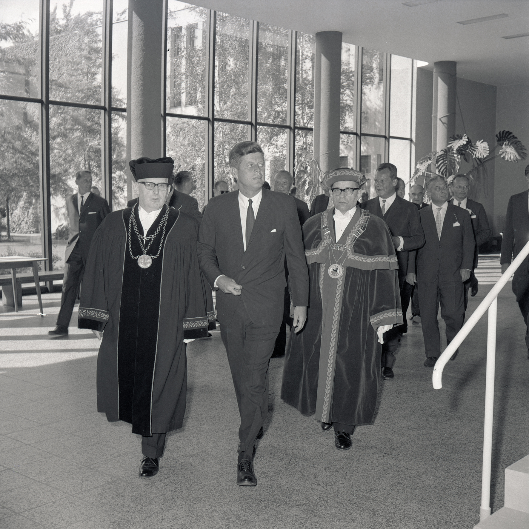 John F. Kennedy am 26. Juni 1963 an der Freien Universität Berlin