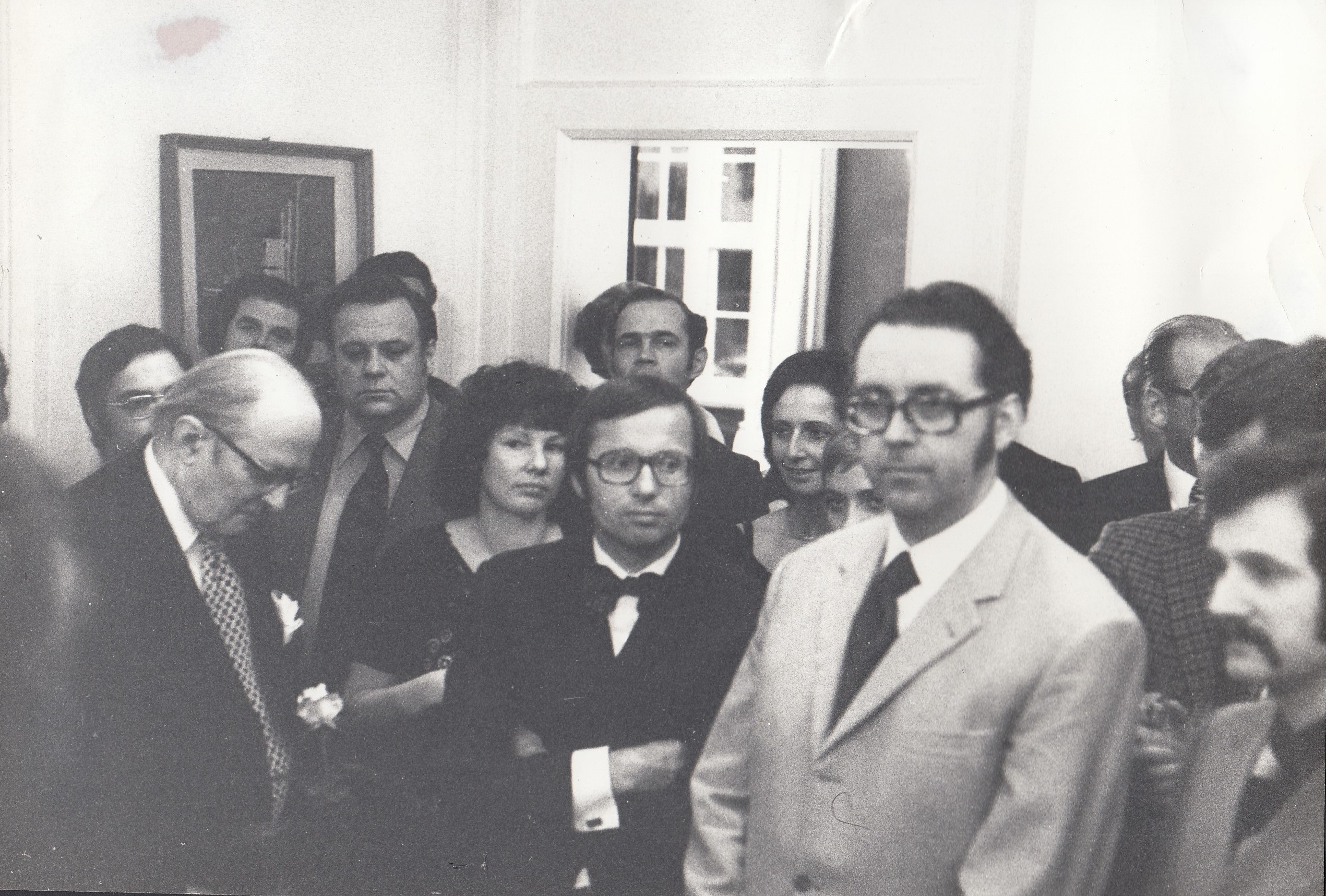 Feier zur Verabschiedung des Medizinvizepräsidenten Prof.Dr.Herbert Lax im Clubhaus der FU, Juni 1974
