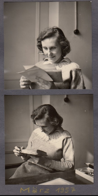 Dr. Eva Strommenger-Nagel, März 1957