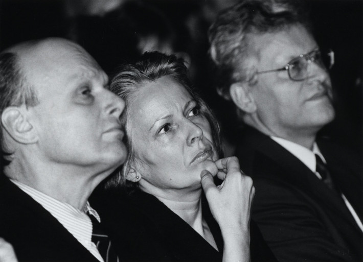  Prof. Dr. Manfred Erhardt und Prof. Dr. Marlis Dürkop bei Immatrikulationsfeier HU am 25. November 1992