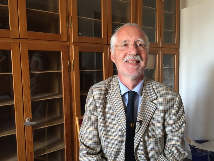 Dr. Walter Lack beim Interview am 18.9.2018