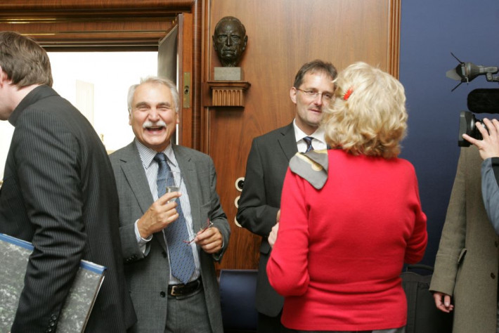 Peter Lange bei der Exzellenzfeier 2007